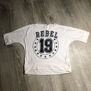 Black and white hoodie//shirt